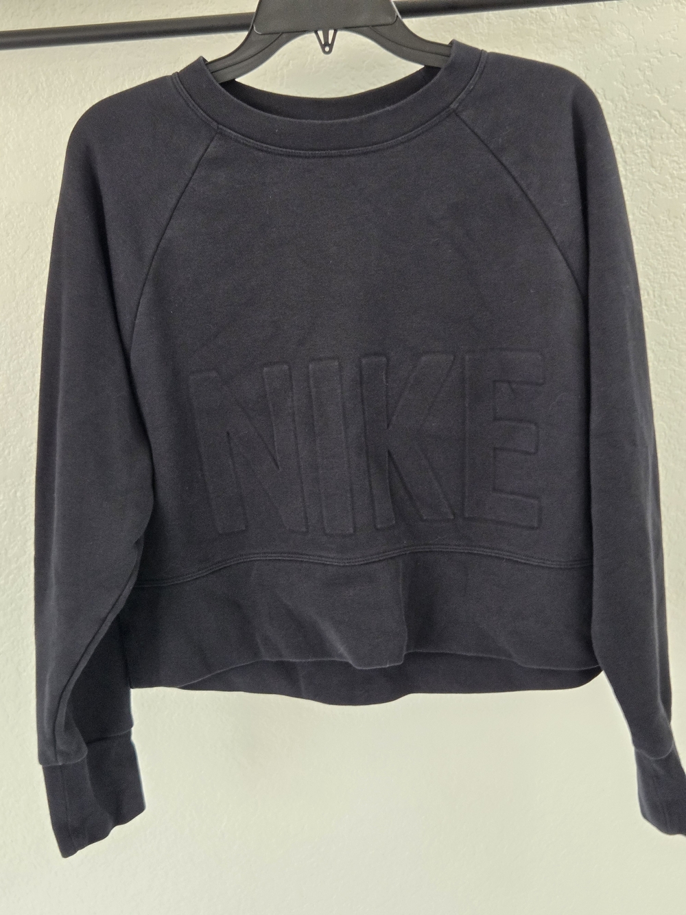 Nike Dri-FIT Black Crewneck Sweatshirt Small